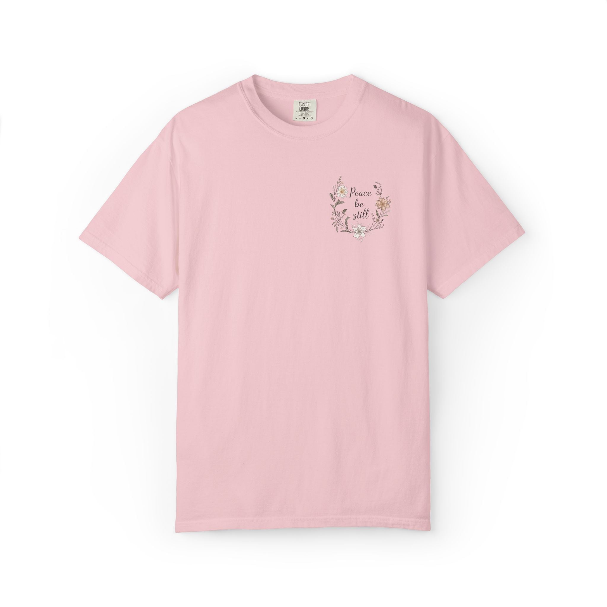 Peace be Still T-Shirt, Floral Shirt