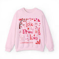 Love is Patient &amp; Kind Sweatshirt | 1 Corinthians 13:4–8 Crewneck, Faith Shirt Kids T-Shirt for Parents