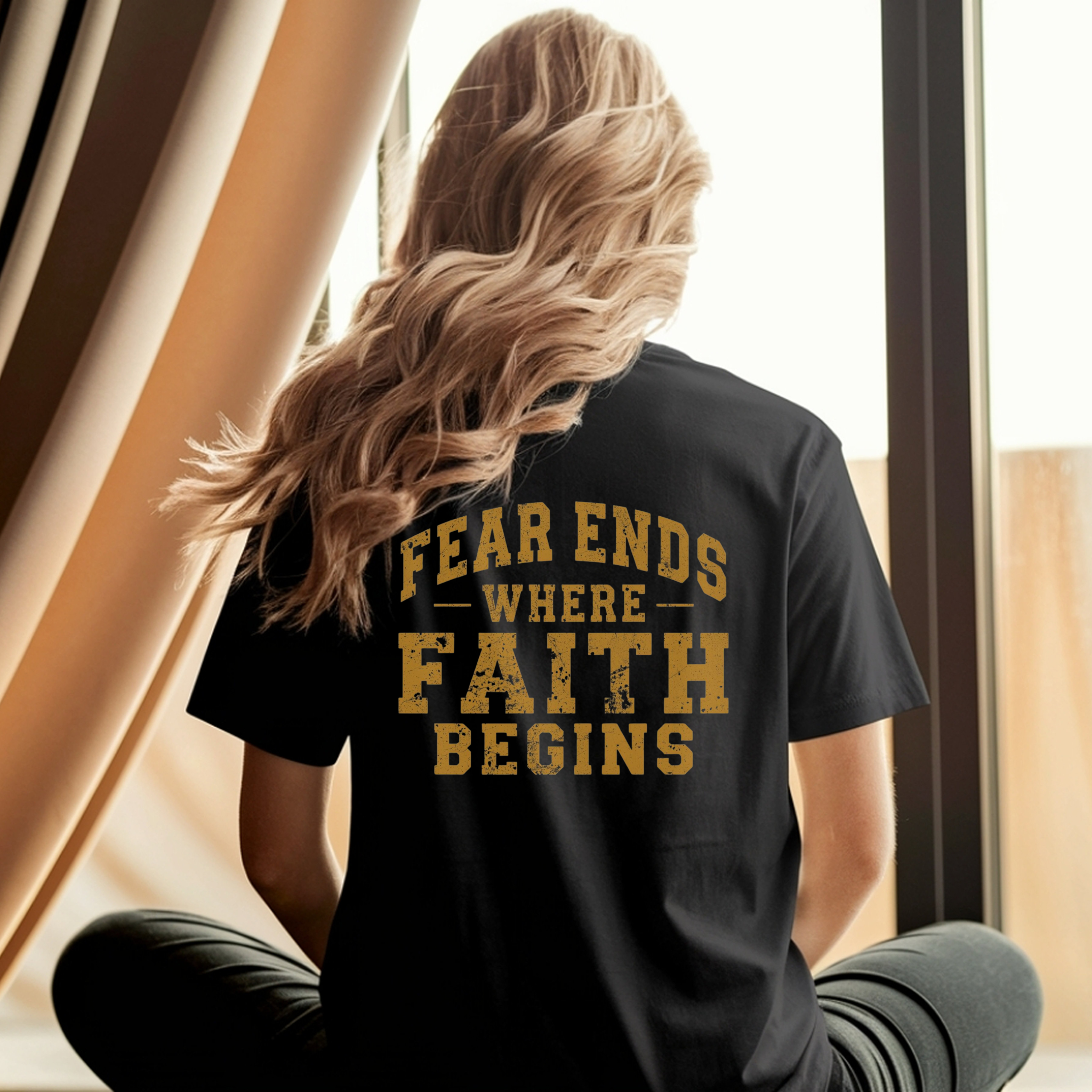 Fear Ends Where Faith Begins T-Shirt
