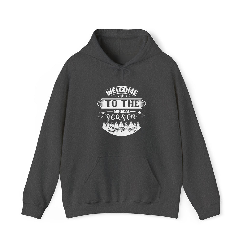 Welcome to the Magical Season Hoodie – Christmas Winter Forest Sweatshirt
