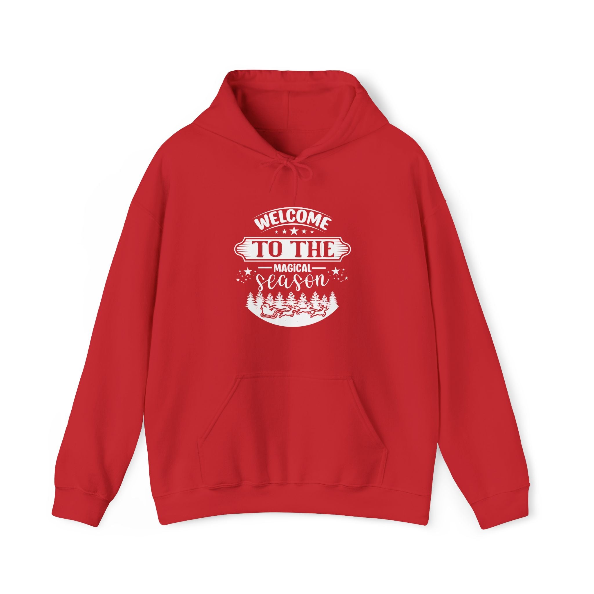 Welcome to the Magical Season Hoodie – Christmas Winter Forest Sweatshirt