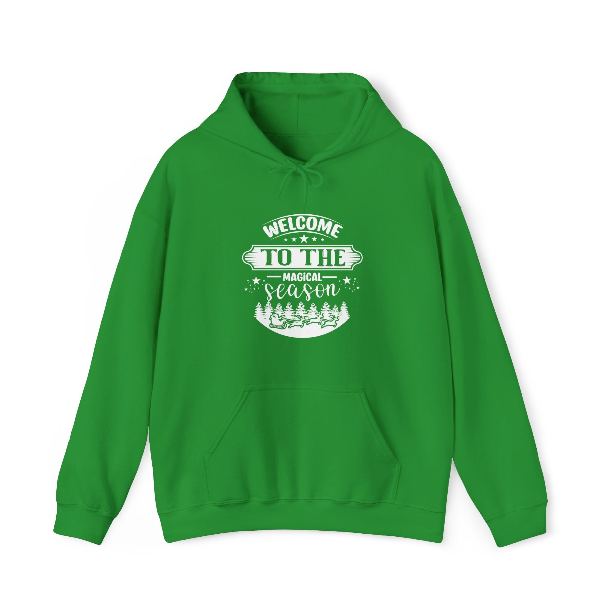 Welcome to the Magical Season Hoodie – Christmas Winter Forest Sweatshirt