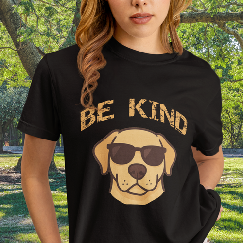 Be Kind, Cool Dog T-shirt
