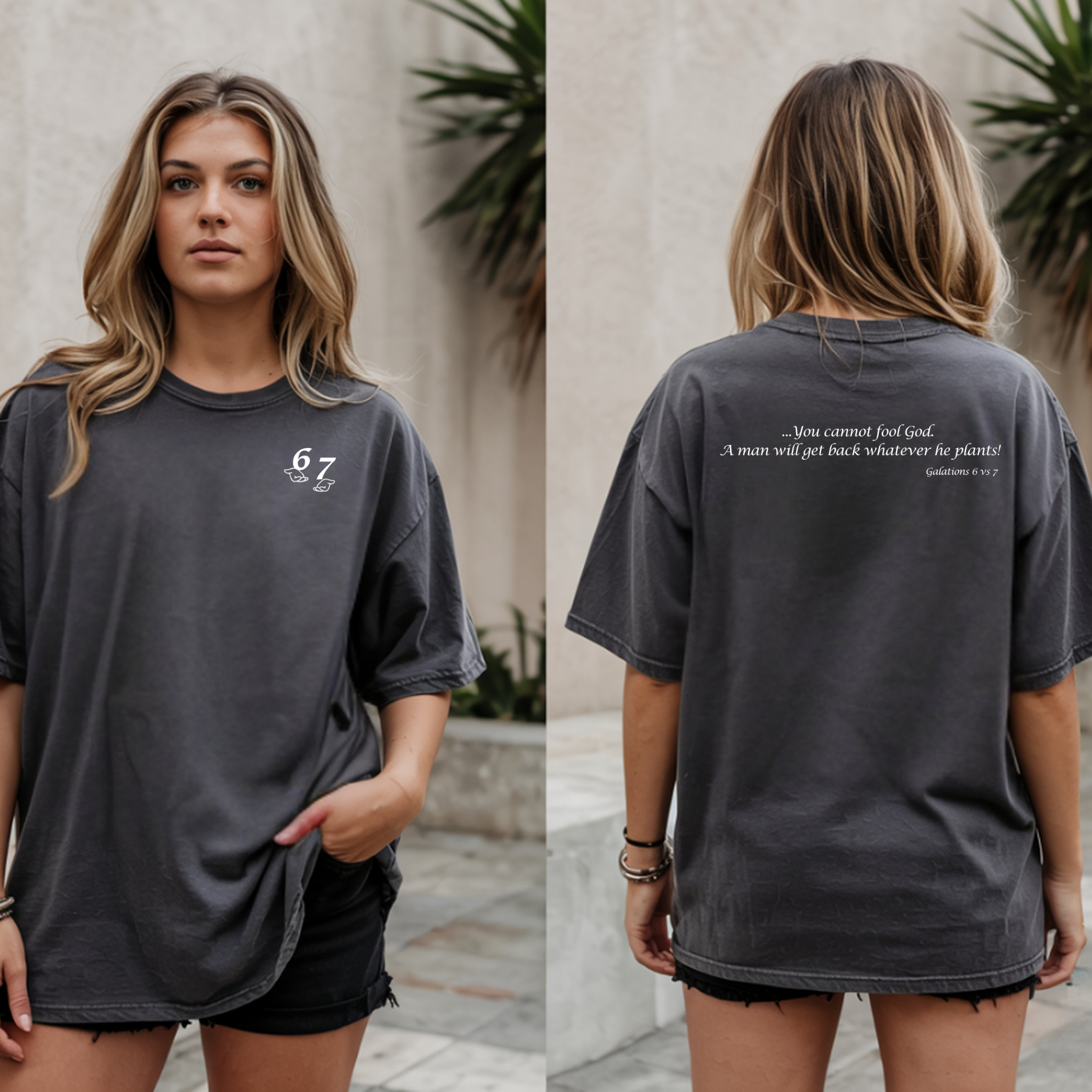 67 Shirt, Galatians 6:7 Bible Verse Shirt